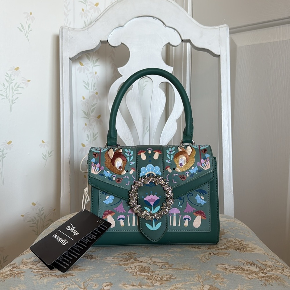 Loungefly Disney Bambi Folk Crossbody Bag - BoxLunch Exclusive